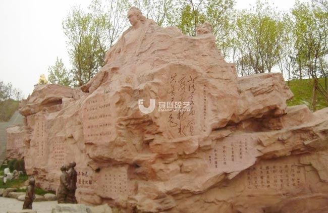 陕西大唐芙蓉园GRC雕塑假山