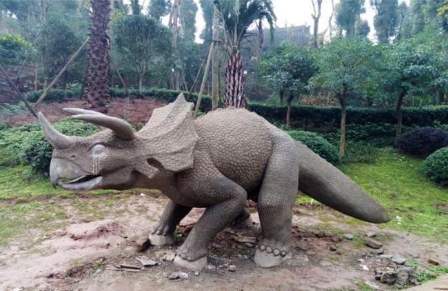 璧山秀湖公园恐龙景观雕塑